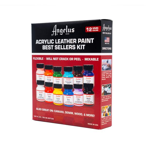 Angelus Acrylic Leather Paint - Best Sellers Kit-SOLE
