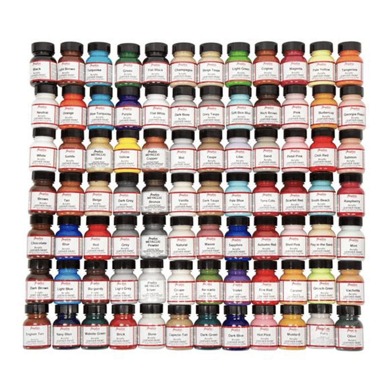 Angelus Complete Standard Color Paint Kit - 86 Colors-SOLE