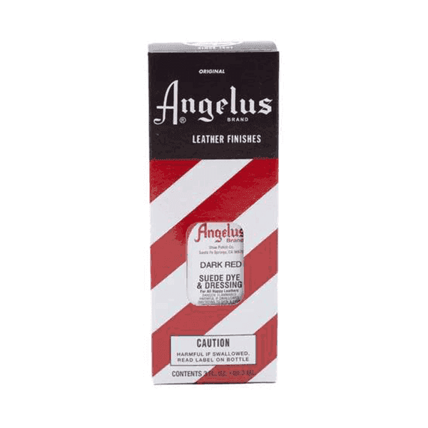 Angelus Dark Red Suede Dye-SOLE