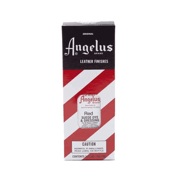Angelus Red Suede Dye-SOLE