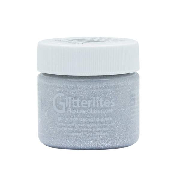 Angelus Glitterlites Silver Spark Paint-SOLE