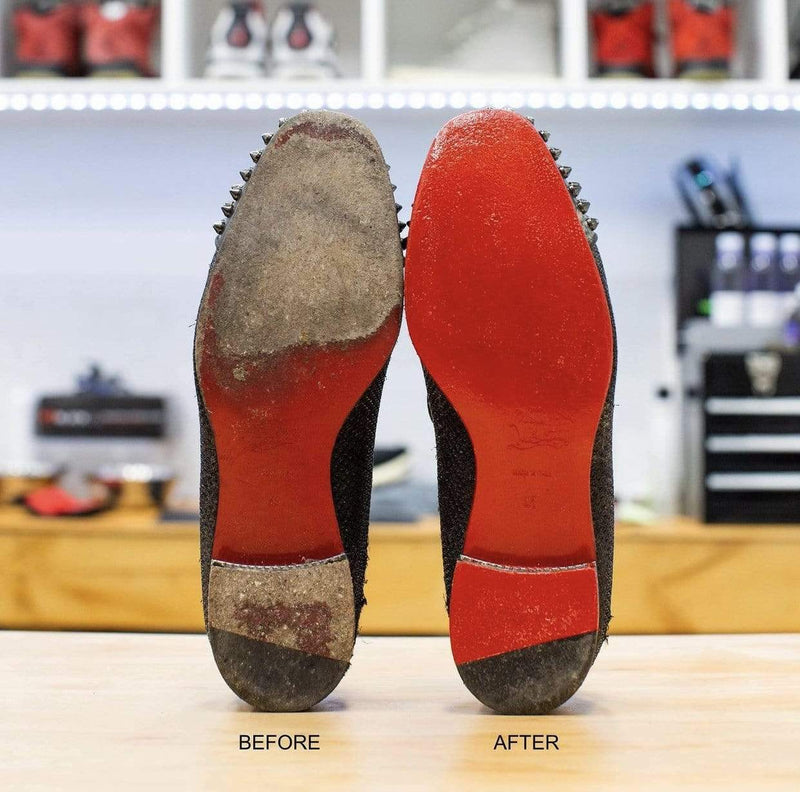 Angelus Walk on Red - Louboutin Shoes/Boot Sole/Edge Bottm Coat & Restorer
