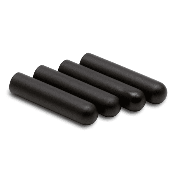 Lace Lab Flat Black Bullet Aglets-SOLE