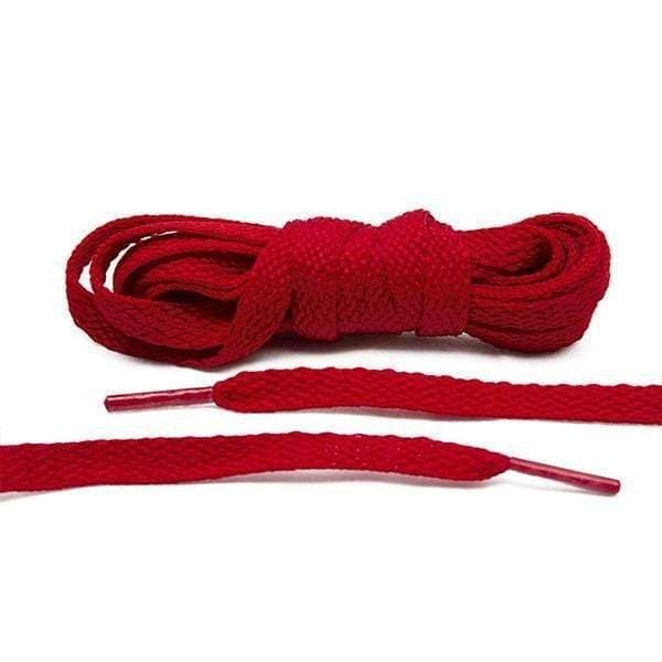Lace Lab Flat Shoe Laces - Red-SOLE