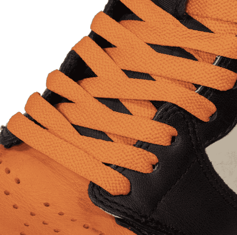 Lace Lab Jordan 1 Replacement Shoe Laces - Orange-SOLE