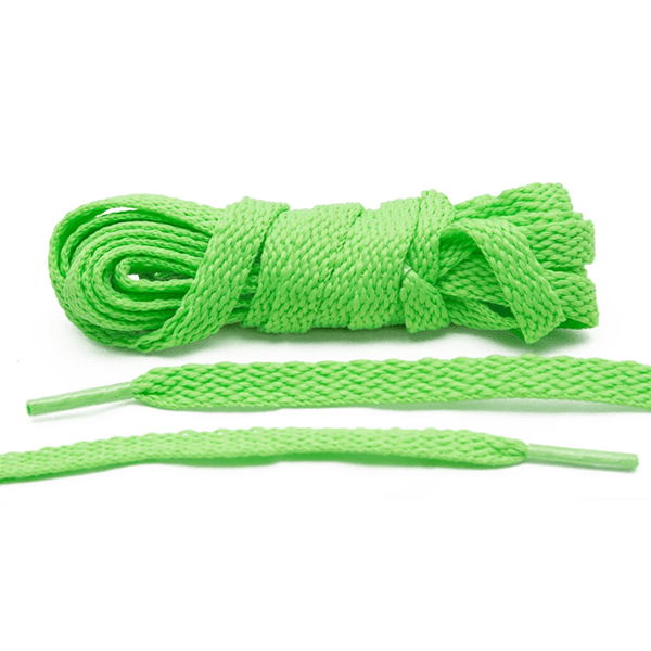 Lace Lab Neon Green Flat Laces-SOLE