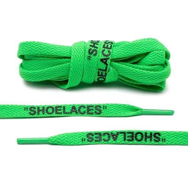 Lace Lab Off-White Style “SHOELACES” Neon Green-SOLE
