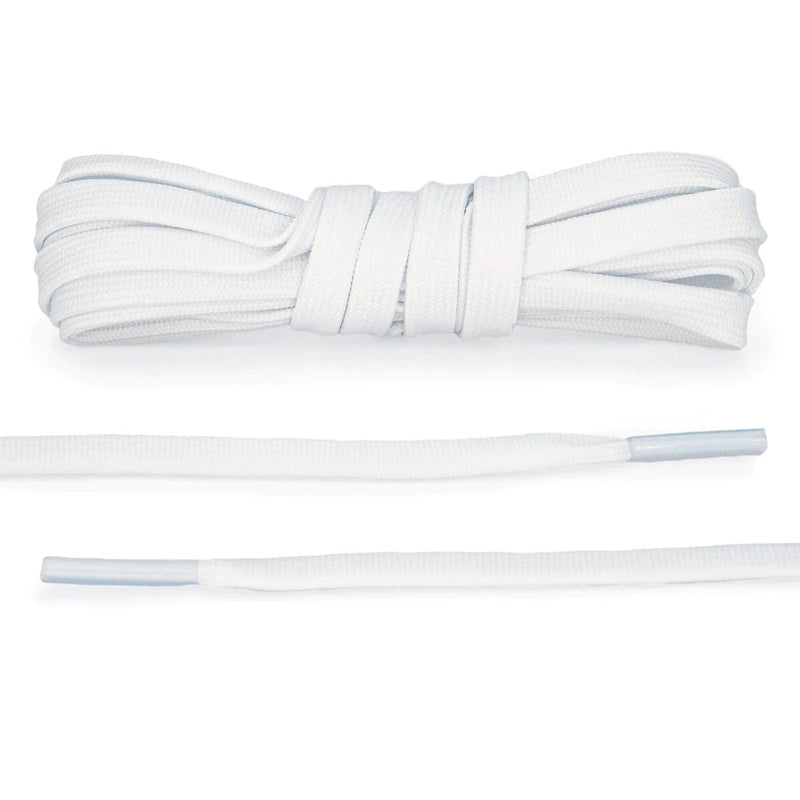 Lace Lab White Dunk Replacement Laces - White-SOLE