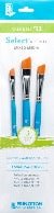 Princeton Value 12- Brush Set With Angle Shader 1/4", Angle Shader 3/8", Angle Shader 1/2"-SOLE