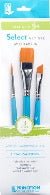 Princeton - Brush Set With Angle Shader 3/8", Flat Wash 3/4", Round 5-SOLE