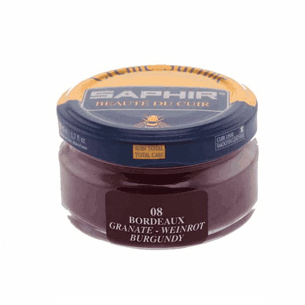 Saphir Crème Surfine Burgundy Shoe Cream-SOLE