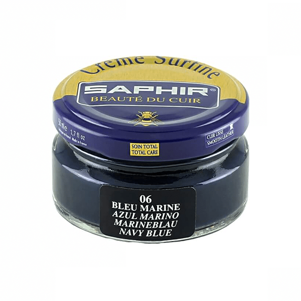 Saphir Crème Surfine Navy Blue Shoe Cream-SOLE