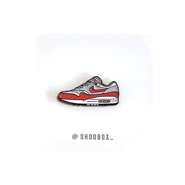Shoobox Air Max 1 Anniversary Red Pin-SOLE