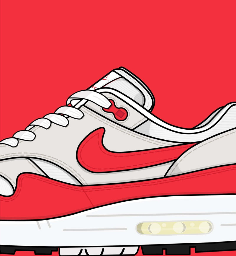 Shoobox Air Max 1 Anniversary Red Poster-SOLE