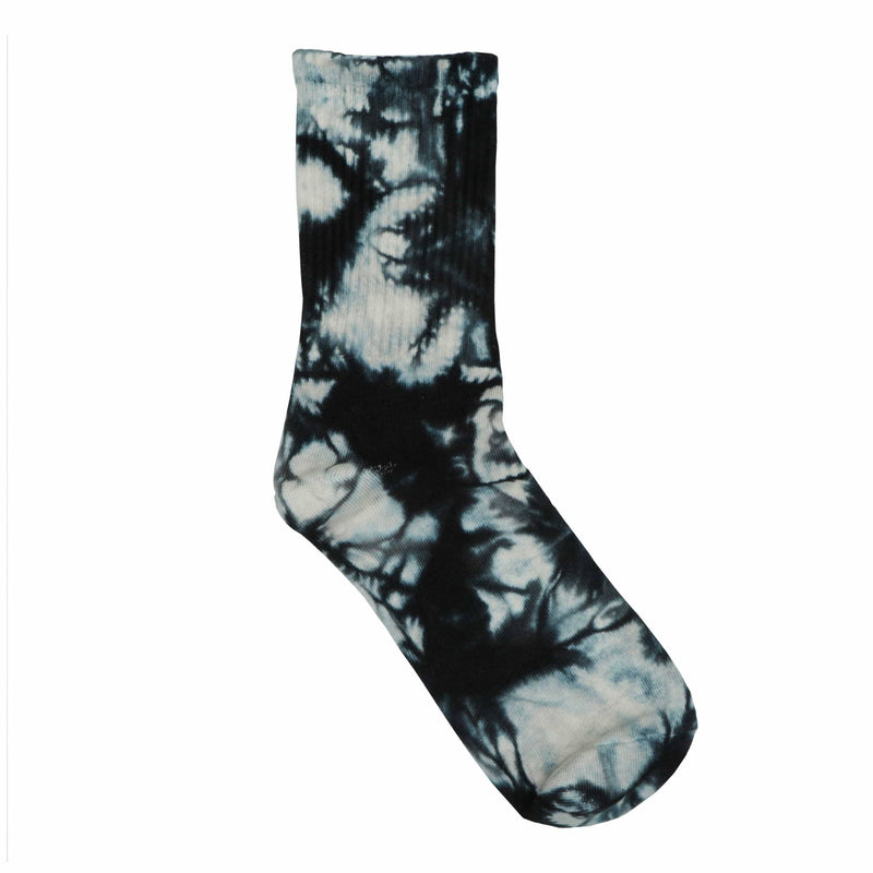 Sole Tie Dye Crew Socks - Dark Blue-SOLE