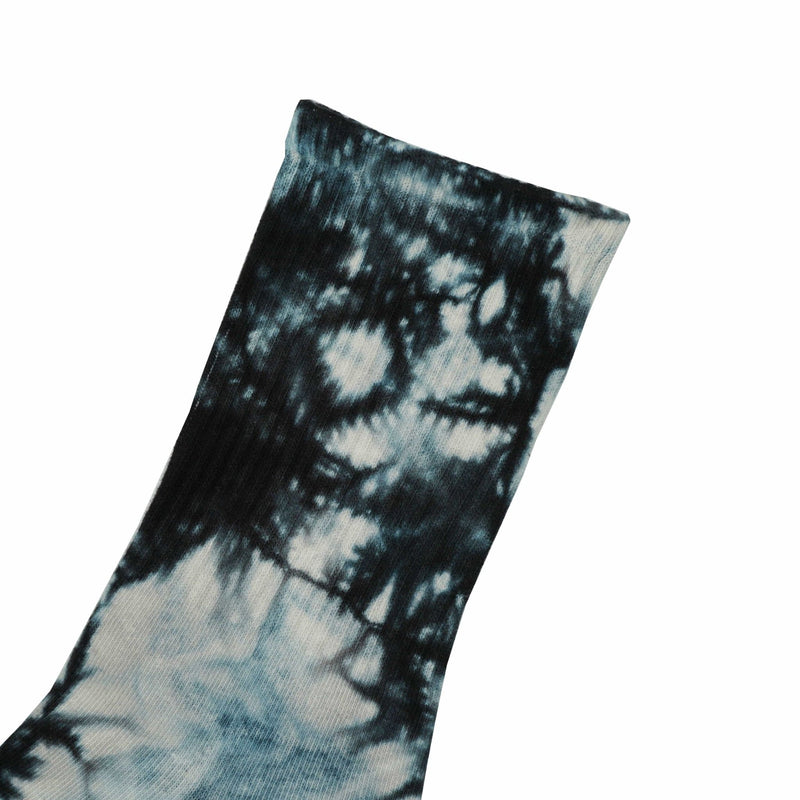 Sole Tie Dye Crew Socks - Dark Blue-SOLE