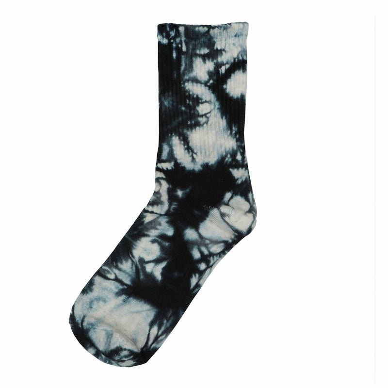Sole Tie Dye Crew Socks - Dark Blue-SOLE