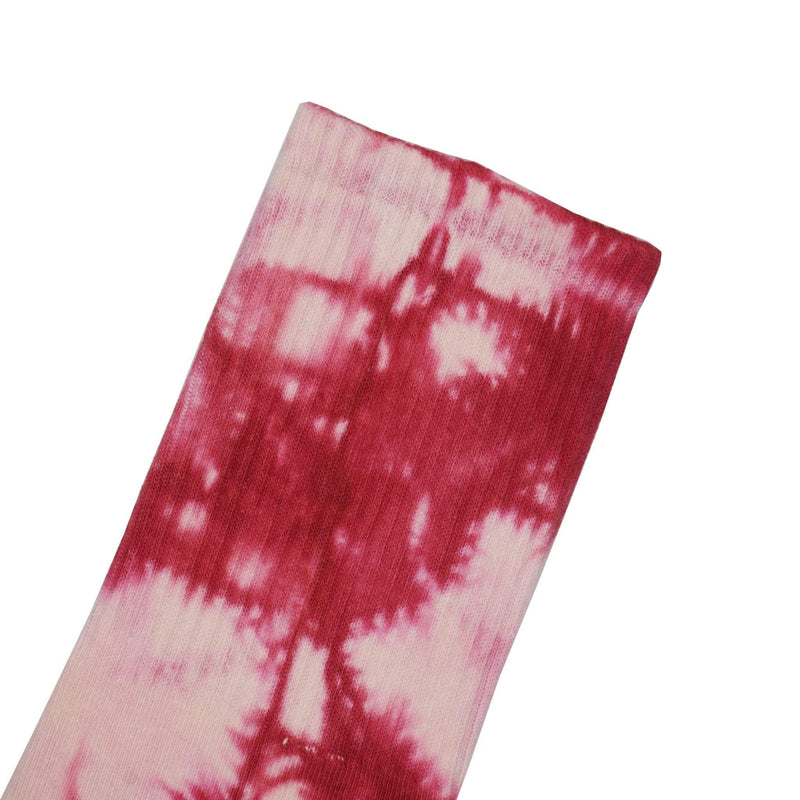 Sole Tie Dye Crew Socks - Red-SOLE